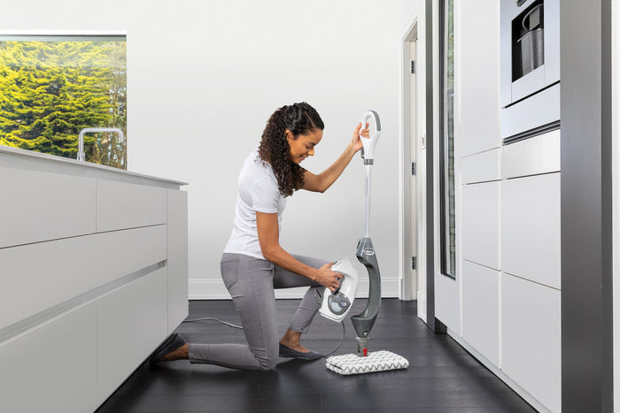 Shark S6005UK Floor + Handheld Steam Cleaner - Shark Steel Grey