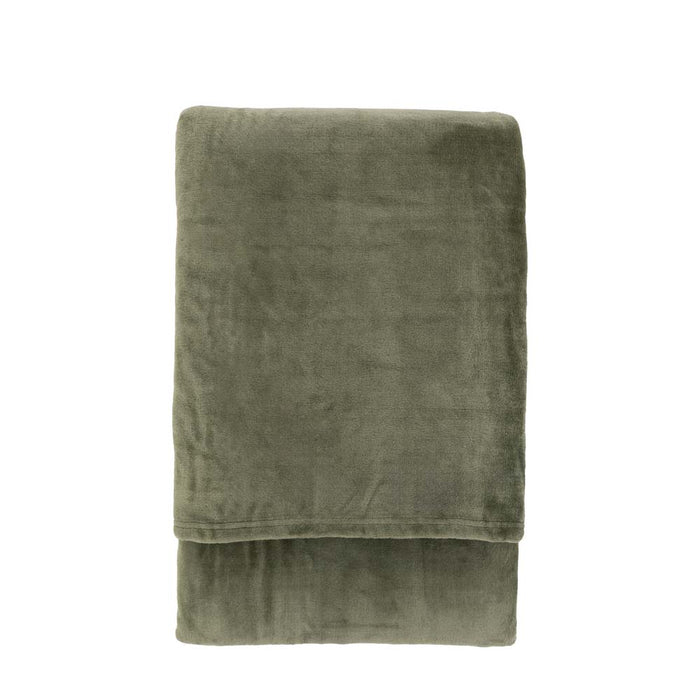 Simply Green Recycled Throw Olive