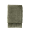 Simply Green Recycled Throw Olive