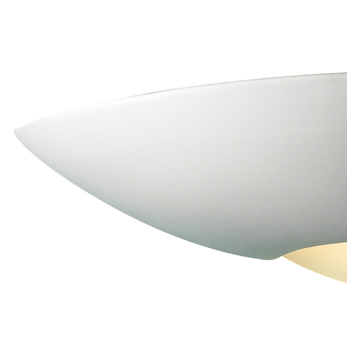 Slice Wall Bracket Unglazed<br>White Ceramic