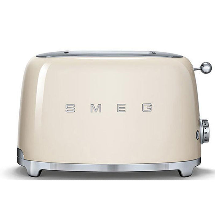 Smeg 50's Style Retro TSF01CRUK 2 Slice Toaster - Cream