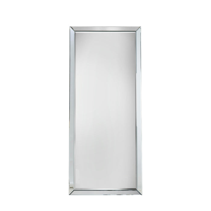 Sol Leaner Mirror Silver