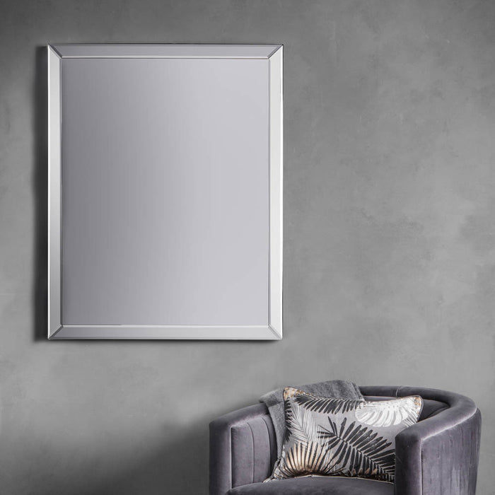Sol Overmantle Mirror Silver