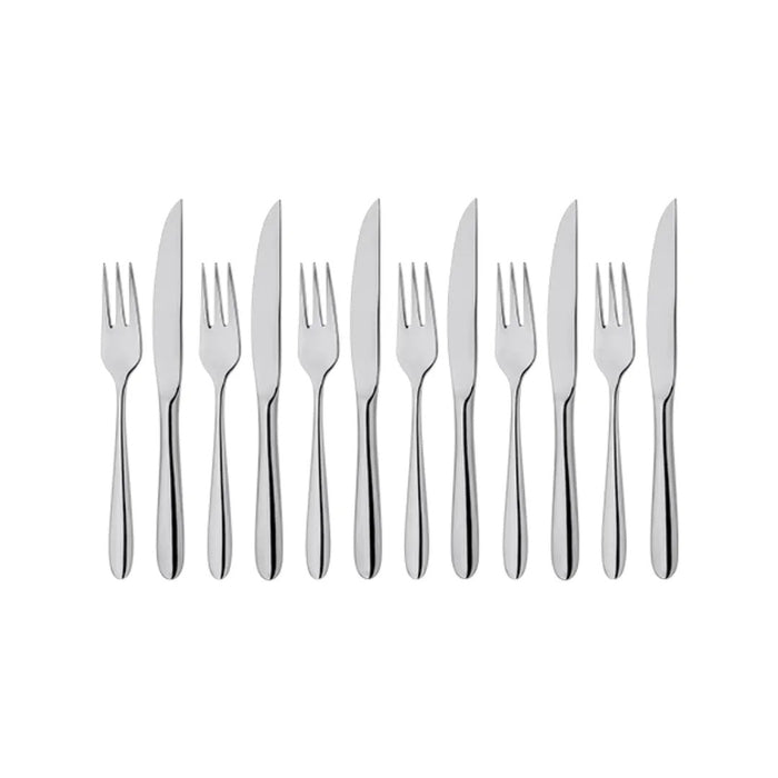 Stellar BW36 Winchester, 12 Piece Steak Knife & Fork Set