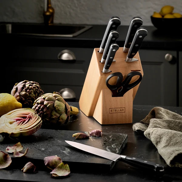 Stellar Classic IS66 -  7 Piece Knife Block Set