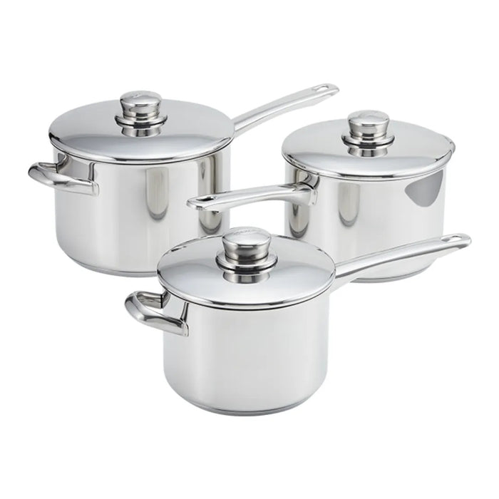 Stellar S8A1 8000, 3 Piece Saucepan Set