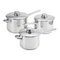 Stellar S8A1 8000, 3 Piece Saucepan Set