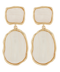 Stone Geometric Earrings