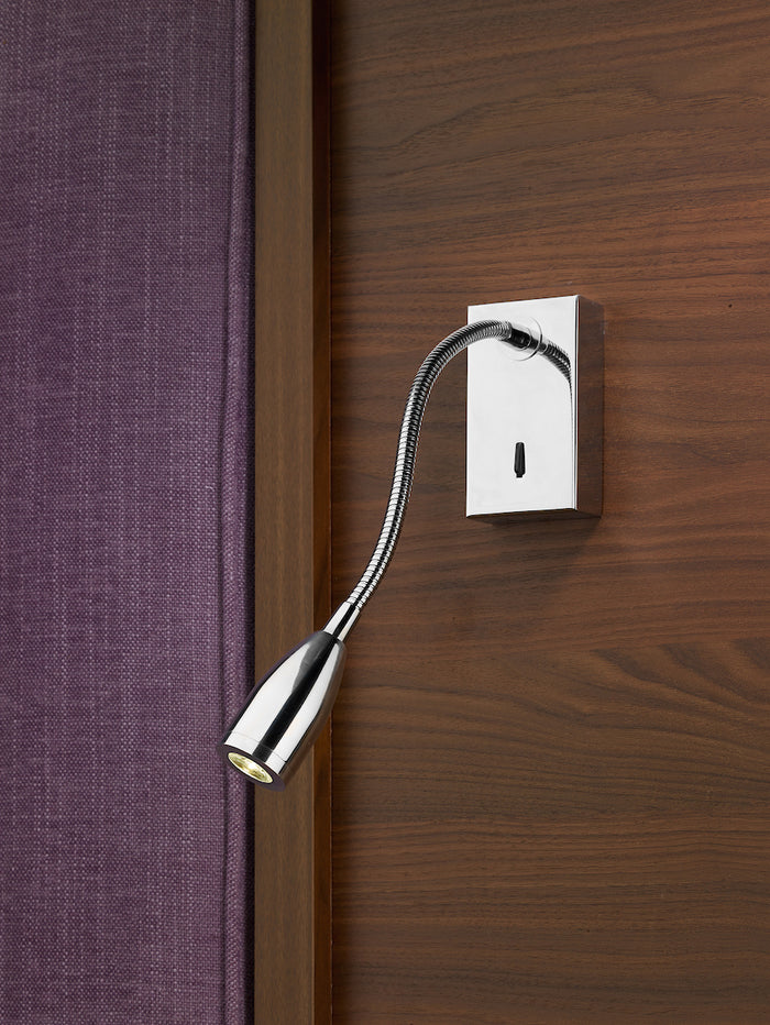 Tadley Wall Bracket Polished Chrome LED<br>Polished Chrome