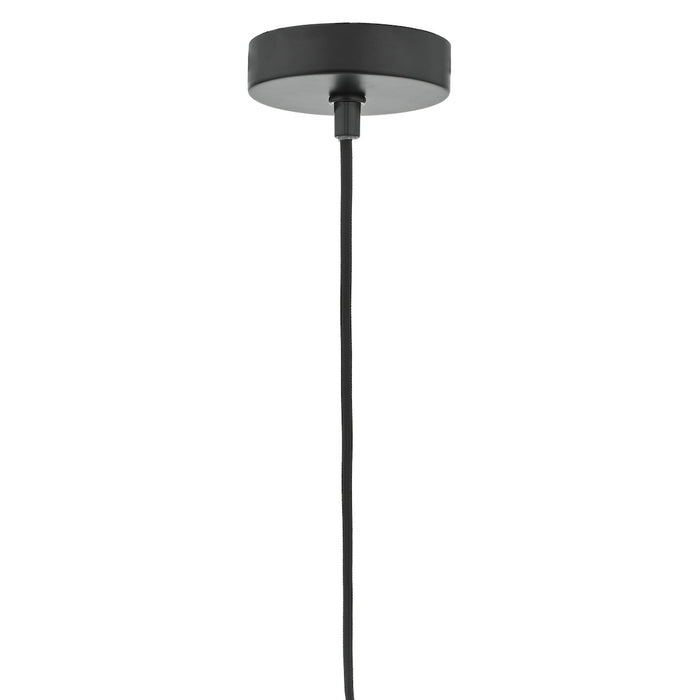 Taplow Pendant Black & Copper<br>Matt Black