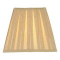 Taylor Gold Faux Silk Tapered Square Shade 22cm<br>Gold