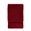 Teddy Fleece Throw Merlot