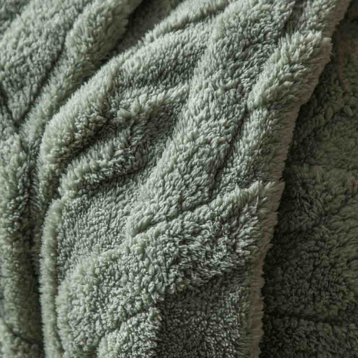 Textures Cross Knit Aspen Green
