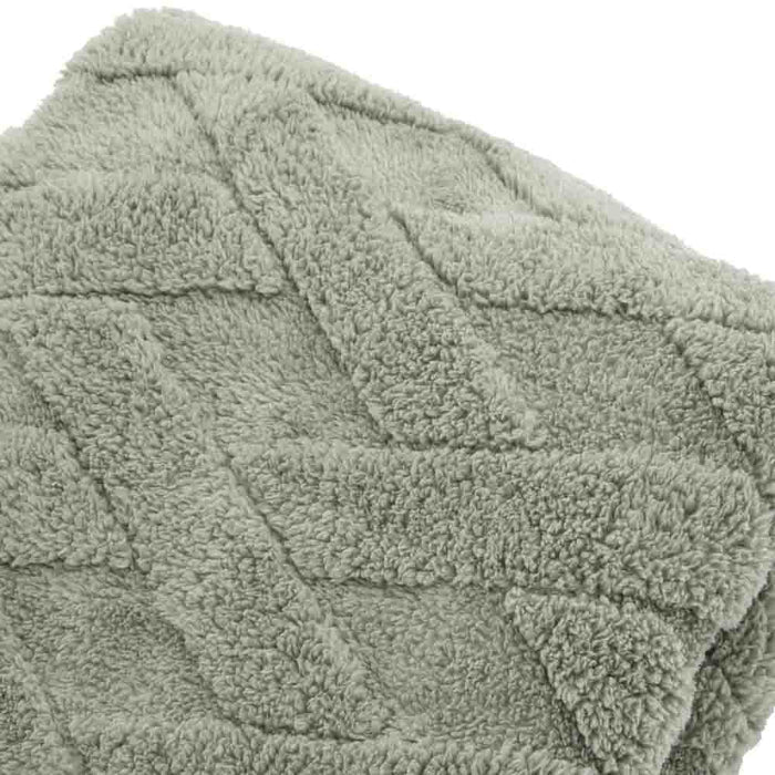 Textures Cross Knit Aspen Green