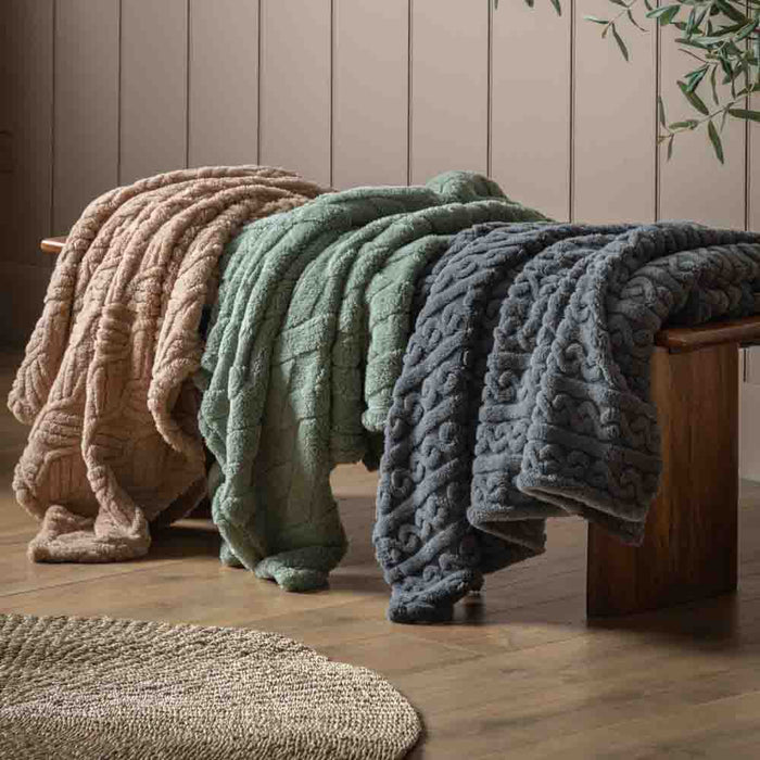 Textures Twist Knit Grey