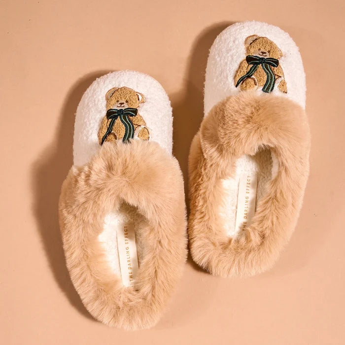 THE DARLING EFFECT | Dreamy Daze Slippers Teddy Bear Theo