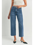 The Nautical Wide Leg Medium Denim