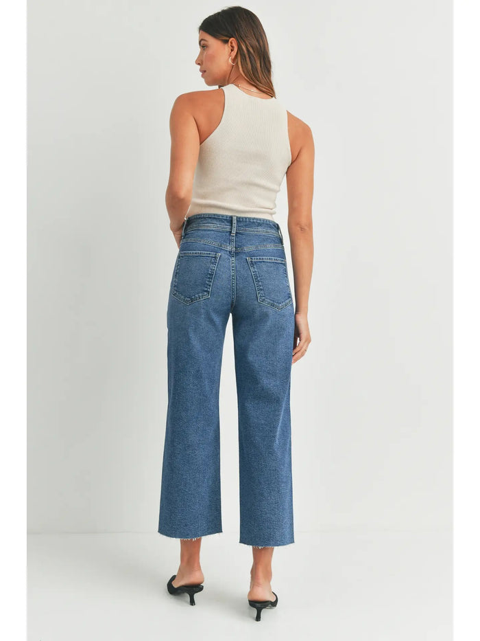 The Nautical Wide Leg Medium Denim