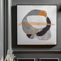 Through the Dimensions II Framed Canvas