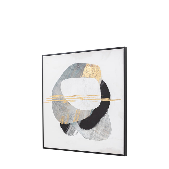 Through the Dimensions II Framed Canvas