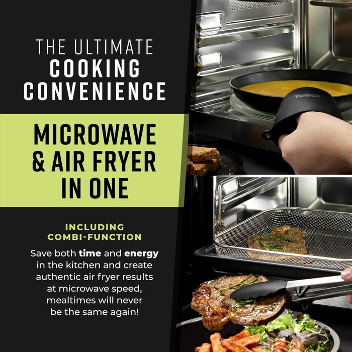 Tower T17133 Vortx 26L Microwave Air Fryer - Black