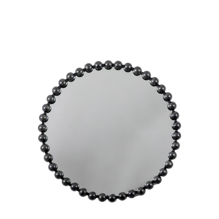 Tracino Round Mirror Black