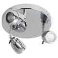 Triple Spotlight Plate Chrome (Suitable for Bathrooms)