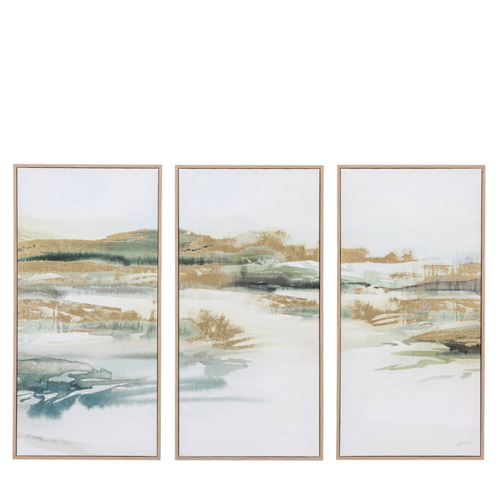 Triptych Framed Canvas Set of 3