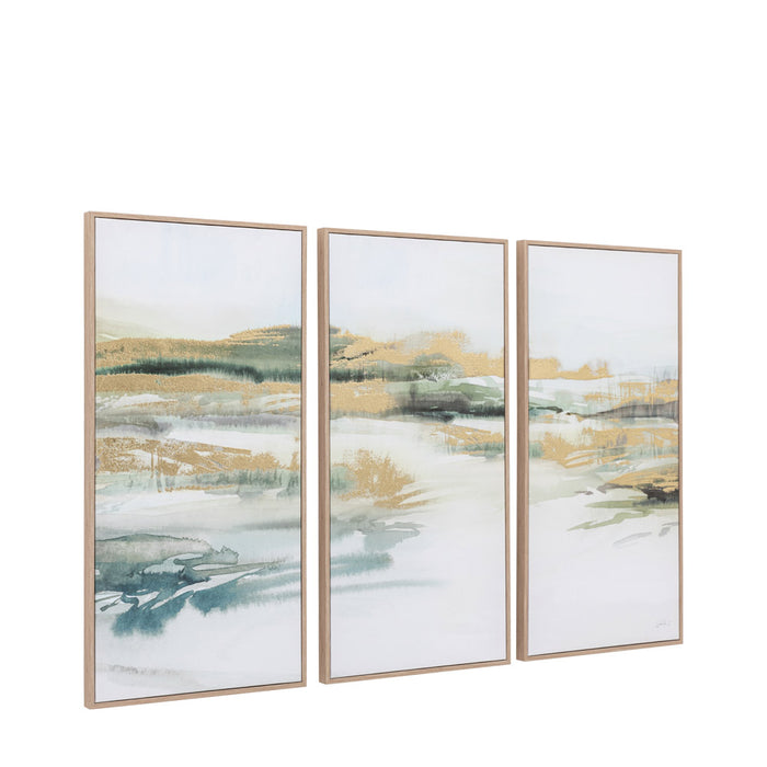 Triptych Framed Canvas Set of 3