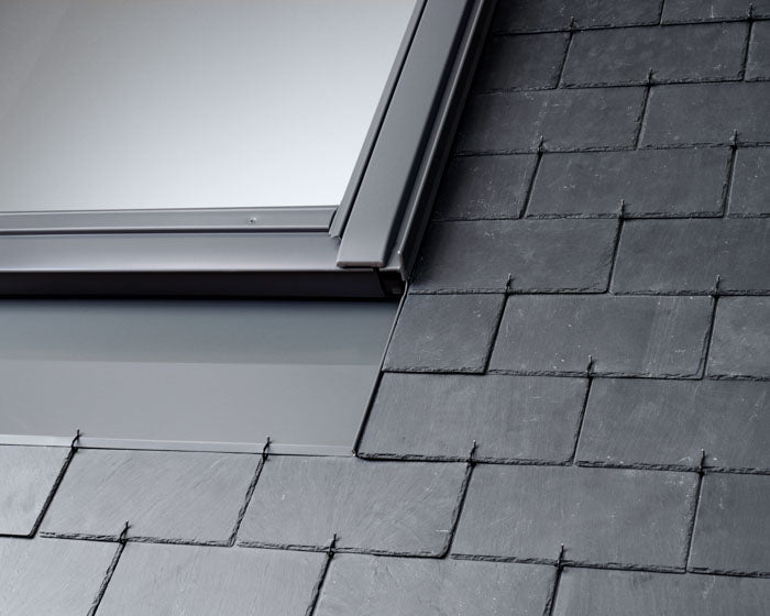 Velux EDN CK02 1000 Single Slate Flashing With BFX Underfelt - Recessed - Grey - 55x78cm