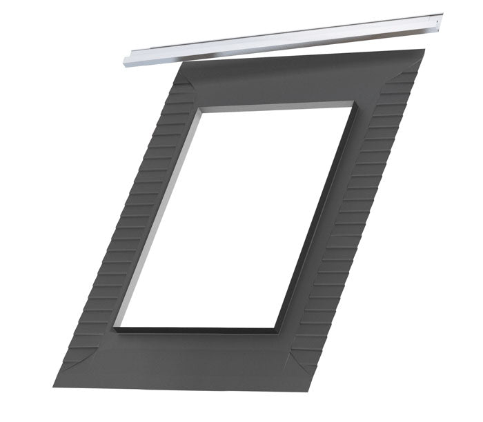 Velux EDW CK06 1000 Single Profiled Tile Flashing With BFX Underfelt - Grey - 55x118cm