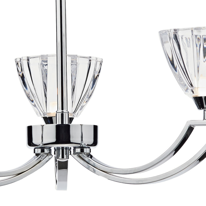 Vito 3 Light Semi Flush Polished Chrome<br>Polished Chrome