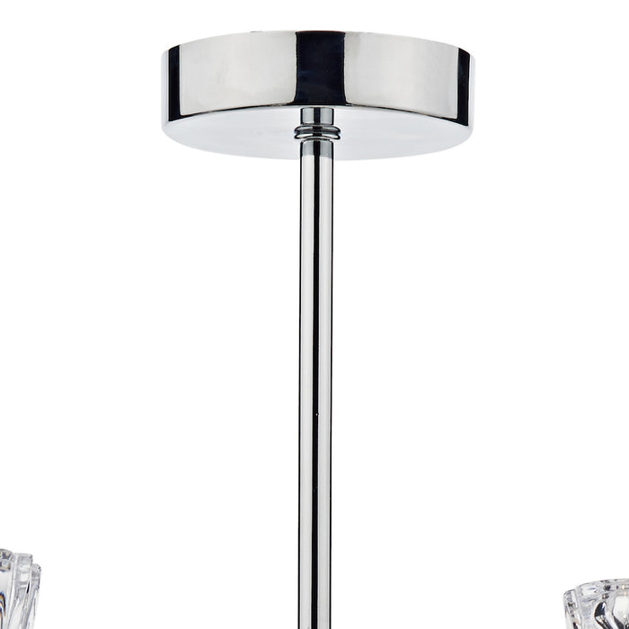 Vito 5 Light Semi Flush Polished Chrome<br>Polished Chrome