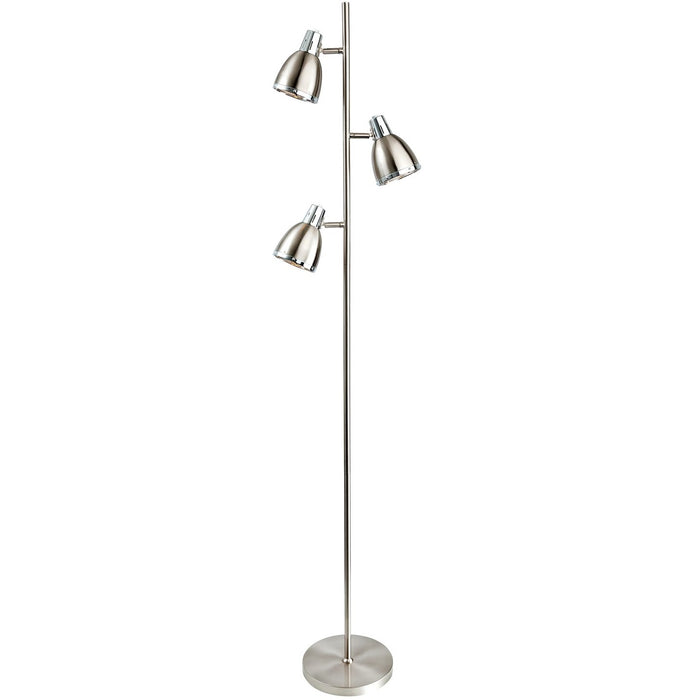 Vogue Brushed Steel Floor Lamp