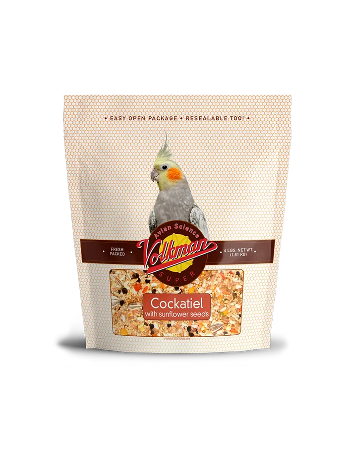 Volkman Avian Science Super Cockatiel With Sunflower
