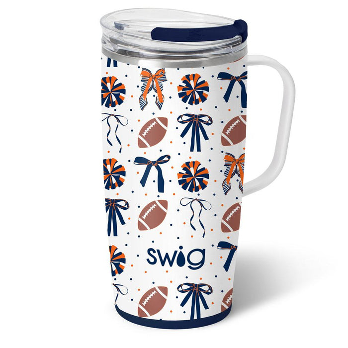 We’ve Got Spirit Travel Mug 22oz (Navy + Orange)