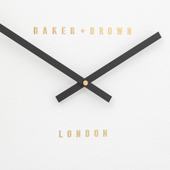 Whitby Wall Clock Black 50cm