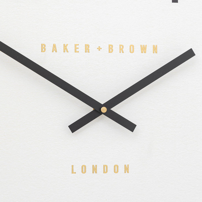 Whitby Wall Clock Chrome 50cm