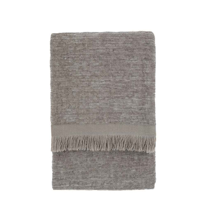 Willow Chenille Throw Grey