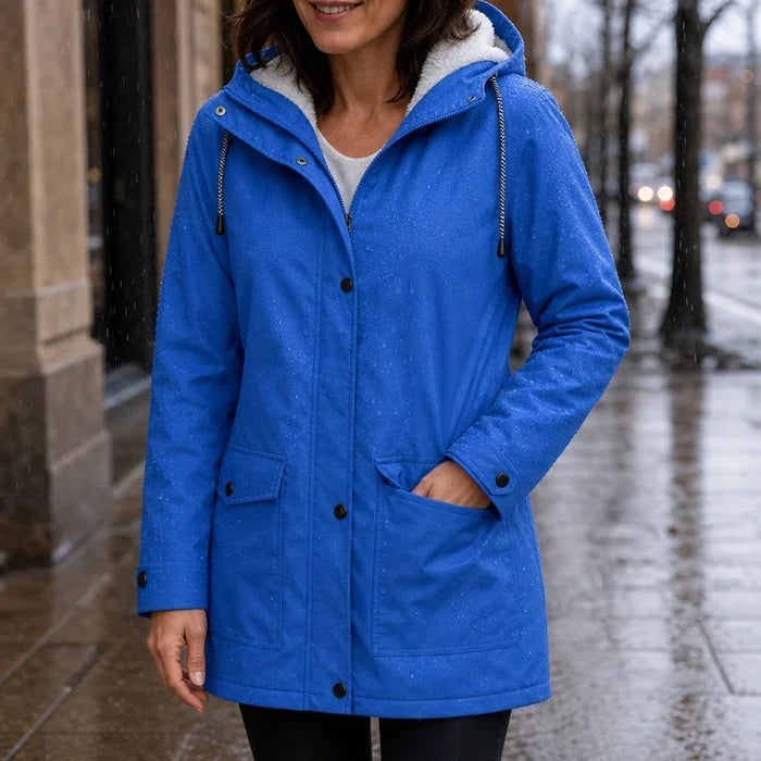 Windora – Fleece-Lined Hooded Winter Jacket