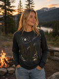 Winter Forest Unisex Long Sleeve - Charcoal