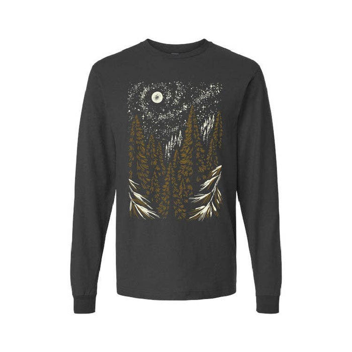 Winter Forest Unisex Long Sleeve - Charcoal