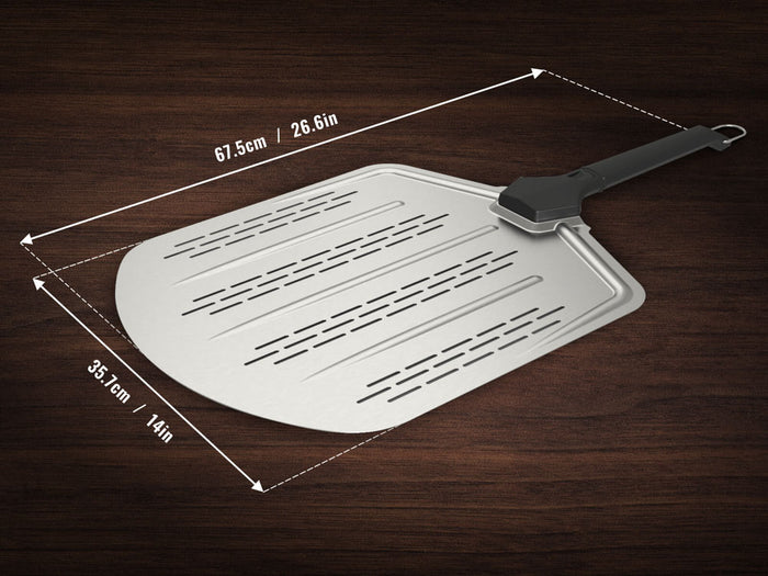 Witt Perforated Pizza Peel 14" - Stainless Steel