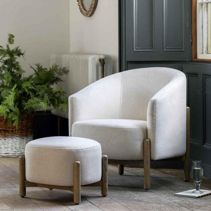 Wolfsberg Footstool Natural