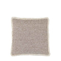 Woodleigh Fringe Cushion Stone - Feather Filled