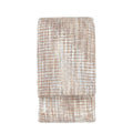 Woven Faux Mohair Sherpa Throw Natural