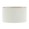 Wyatt Ivory Linen Oval Shade 31cm<br>Ivory
