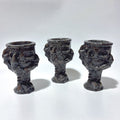 Yooperlite Stone Devil's Palm Skull Wineglass Wholesale -Wholesale Crystals