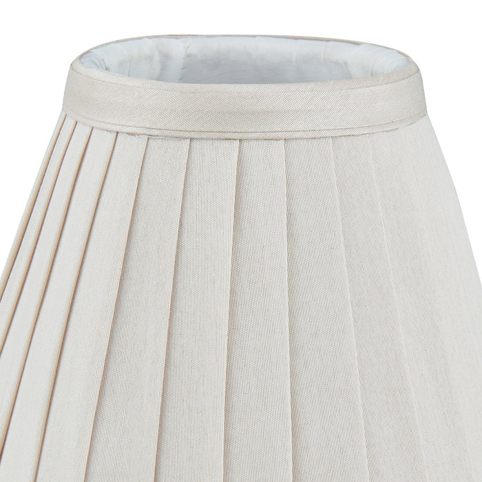 Yovanna Ivory Faux Silk Pleated Shade 15cm<br>Ivory