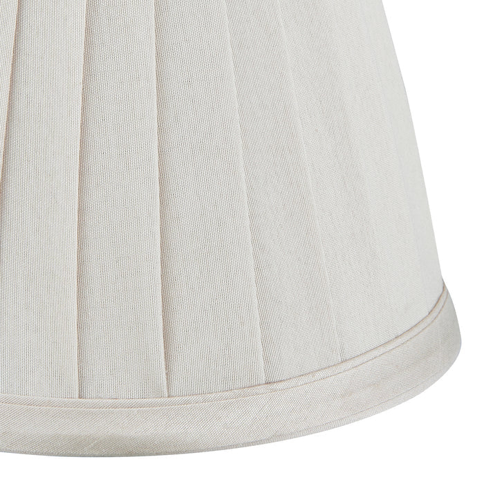 Yovanna Ivory Faux Silk Pleated Shade 15cm<br>Ivory